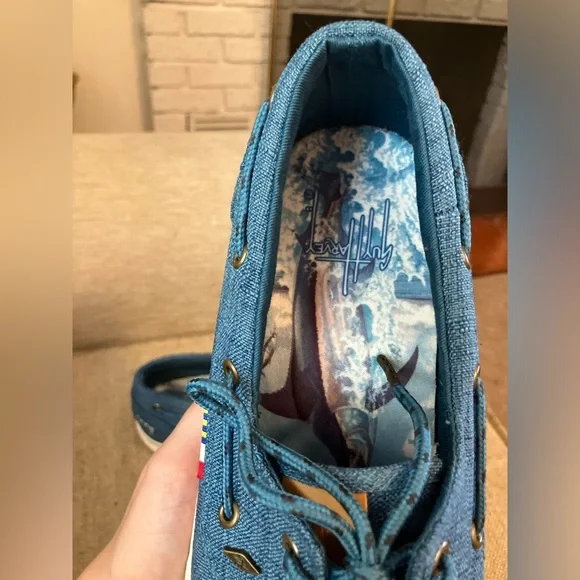 Men’s guy Harvey gulf linen boat shoes - Picture 5 of 10